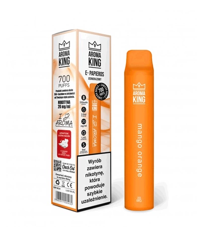 Disposable E-Cigarette AROMA King I LOVE Mango Orange 20mg