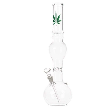 Bong Glass Leaf Green| 39cm