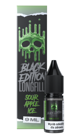 Longfill Dark Line Black Edition 9ml - SOUR APPLE ICE