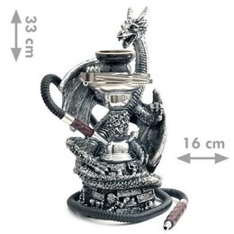 Fajka Wodna Oasis Latifa (Wys,33, 1W, Czarna)