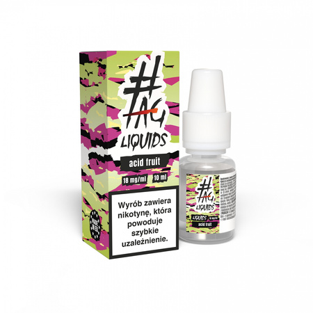 Liquid #TAG Classic 10ml - Acid Fruits 18mg