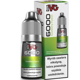 Liquid IVG 6000 Nicotine Salt Sourberry Fusion 20mg 10ml