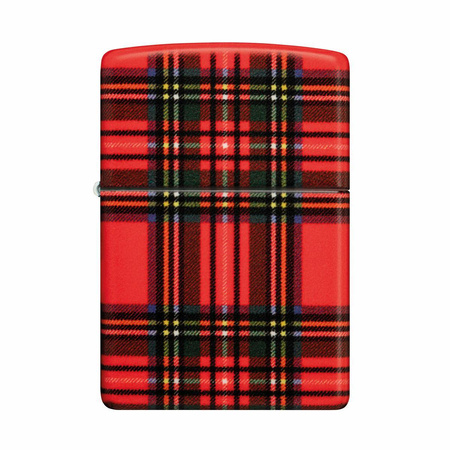 Feuerzeug ZIPPO - RED PLAID MATTE