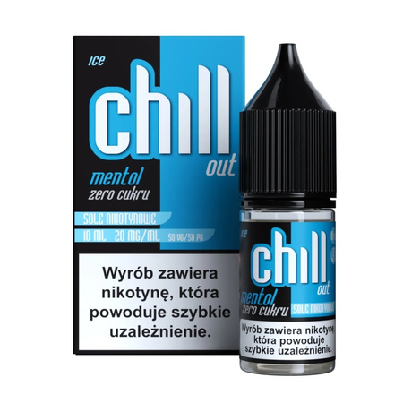 Liquid Chill Out 10ml - Menthol Ohne Zucker Ice 20mg