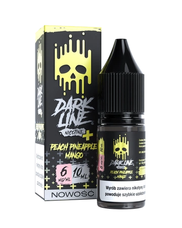 E-liquid Dark Line Nicotine+ 10ml - Peach Pineapple Mango 06mg