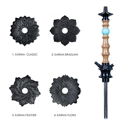 Shisha (Stem) Karma 1.2 Walnut Blue Sky New