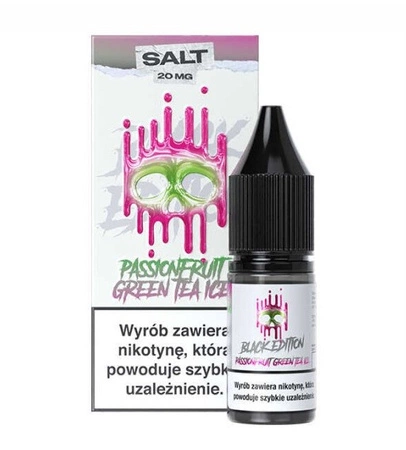 Liquid Dark Line Black Edition Salt 10ml - Passionfruit Green Tea Ice 20mg