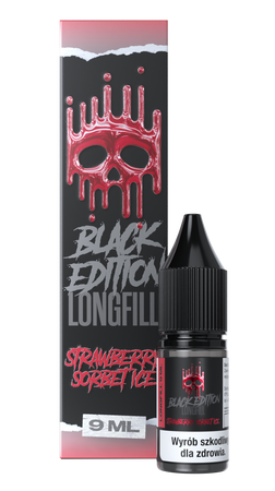 Longfill Dark Line Black Edition 9ml - STRAWBERRY SORBET ICE