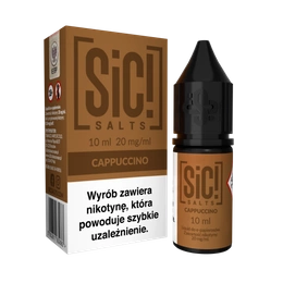 E-liquid SIC! Salt 10ml - Cappuccino 20mg