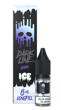 Longfill Dark Line Ice 8ml - Grape