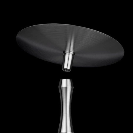 Waterpipe Aladin Rocket Silver Black