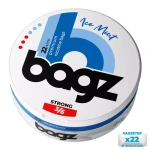 Nicotine pouches BAGZ Ice Mint 3/6 STRONG