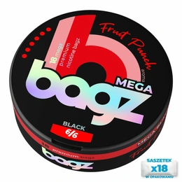 Nicotine pouches BAGZ Fruit Punch 6/6 BLACK MEGA