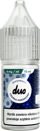 Liquid DUO 10ml - Winogrono Czarna Porzeczka 6mg