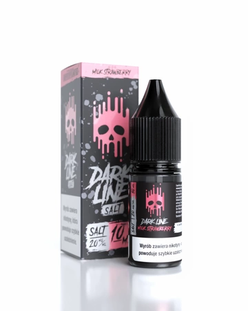 Liquid Dark Line Salt 10ml - Milk Strawberr 20mg