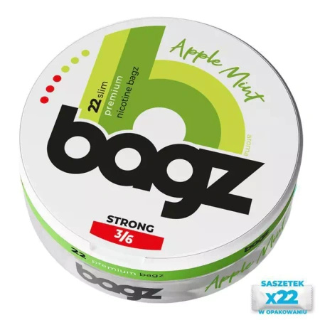 Nikotinbeutel BAGZ Apple Mint 3/6 STRONG