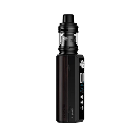 E-Cigarette KIT VooPoo M100 S - Black & Darkwood