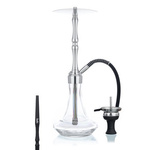 Wasserpfeife Aladin MVP Rocket Silber Clear