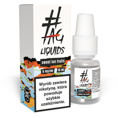 Liquid #TAG Classic 10ml - Sweet Ice Fruits 06mg