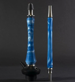 Hookah Stem Union Sleek Rest Acryl Blue