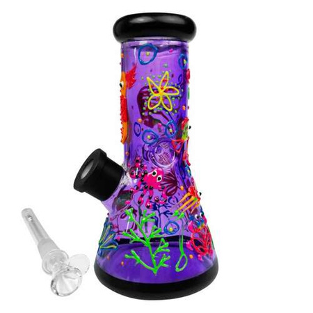 Bongopfeife High Fly (SI) - Glow Purple (w.20cm)