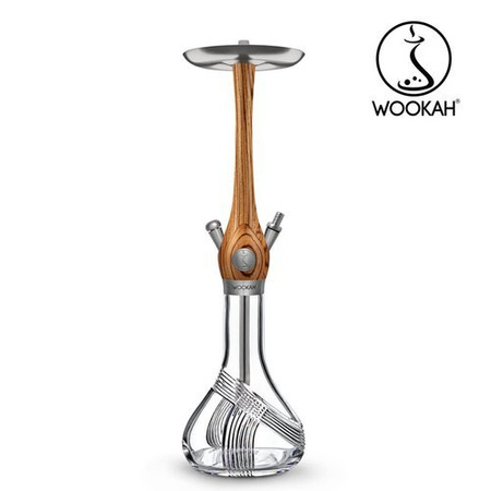 Wasserpfeife Wookah Mastercut Crystal Orbit Zebrano