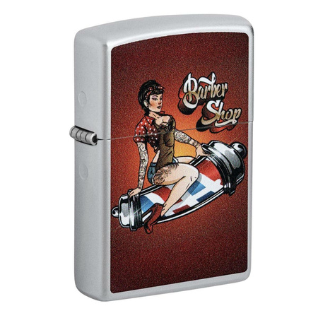 Feuerzeug ZIPPO - BARBER SHOP PIN-UP