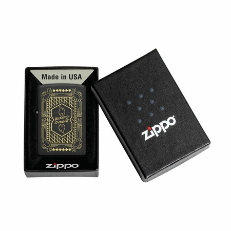 Zapalniczka ZIPPO - FLAME BLACK MATTE