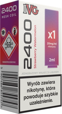 Wkład IVG 2400 Strawberry Watermelon 20mg 2ml