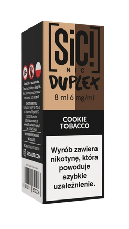 E-Liquid SIC! NIC 8ml - Cookie Tobacco 6mg