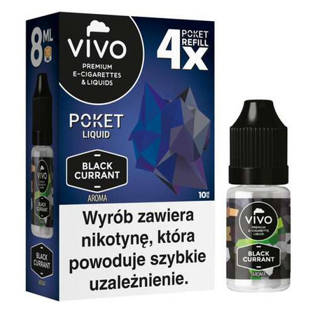Liquid VIVO Poket 8ml - Black Currant 10mg