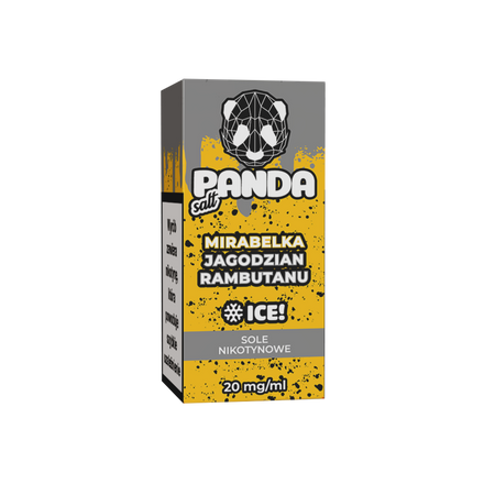 Liquid Panda Double Salt 10ml - Mirabelka Jagodzian Rambutanu 20mg