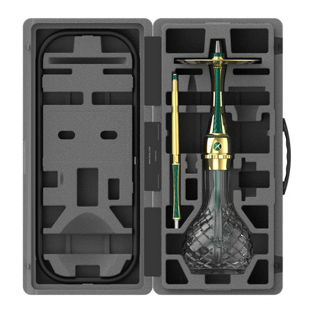 Wasserpfeife Maxx Royal Emerald Gold Screw