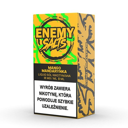 Liquid Enemy Salts 9ml - Mango Tangerine 18mg