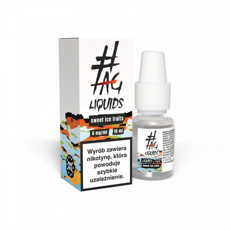 Liquid #Tag Classic 10ml - Sweet Ice Fruits 6mg