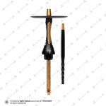 Shisha-Säule Alpha Hookah S Black Matte