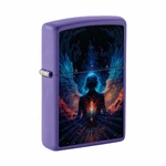 ZIPPO - Angel Design Purple Matte