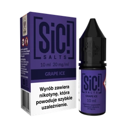 Liquid SIC! Salt 10ml - Grape Ice 20mg