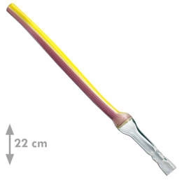 Glass pipe 07 - Straight (22cm)