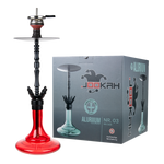 Wasserpfeife Jookah Aluriium Nr. 03 Big Size Black/Red