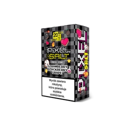 E-Liquid PIXEL Salt 10ml - Strawberry Blackberry Grape 20mg