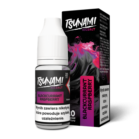 Liquid Tsunami Salt 10ml - Blackcurrunt Raspberry 20mg