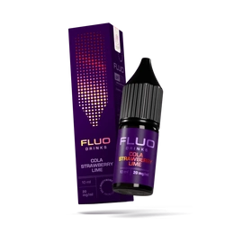 E-Liquid FLUO Drinks 10ml - Cola Strawberry Lime 20mg