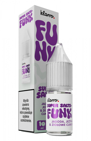 Liquid Klarro Funk SS+ 10ml - Jagoda Jeżyna Ziołowe Cukierki 20mg