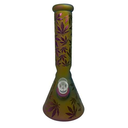 Bongopfeife High Fly (SI) - Opal Leaves (w.32cm)