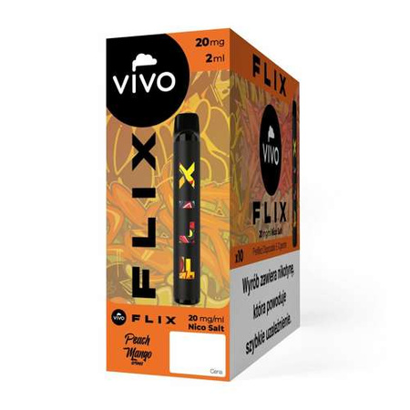 Einweg E-Zigarette VIVO FLIX 700 - Peach Mango 20mg