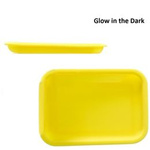 Gelbes Gummi-Rolltablett