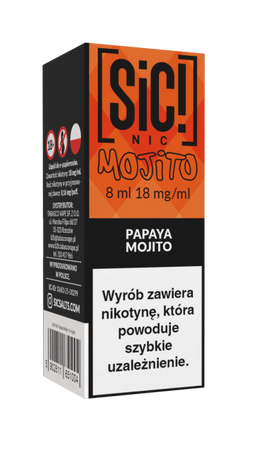 Liquid SIC! NIC 8ml - Papaya Mojito 18mg