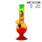 Bongopfeife (S) - Rasta 16cm