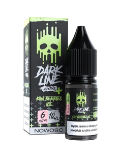 Liquid Dark Line Nicotine+ 10ml - Kiwi Berries Ice 06mg